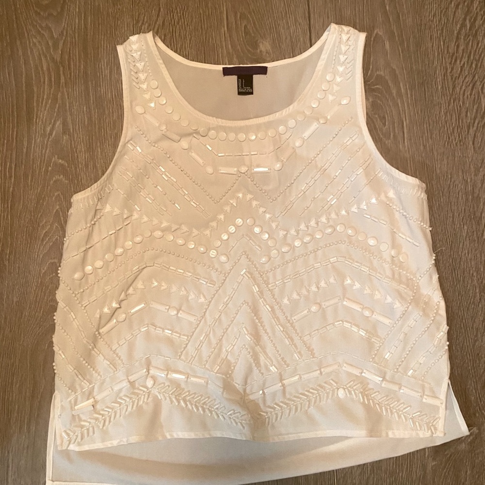 NWT beaded tank top